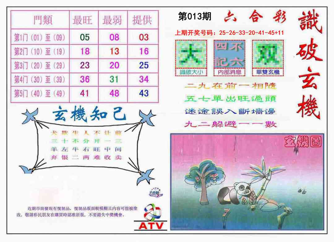 013期识破玄机[图]