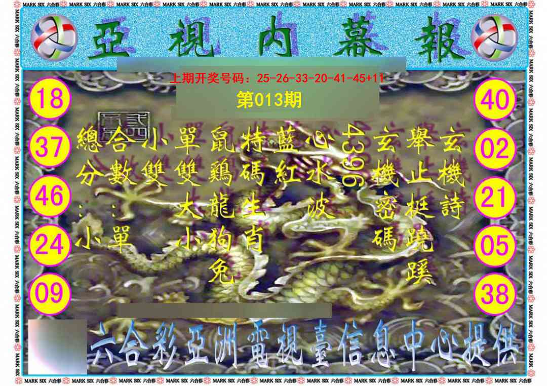 013期亚视内幕报[图]