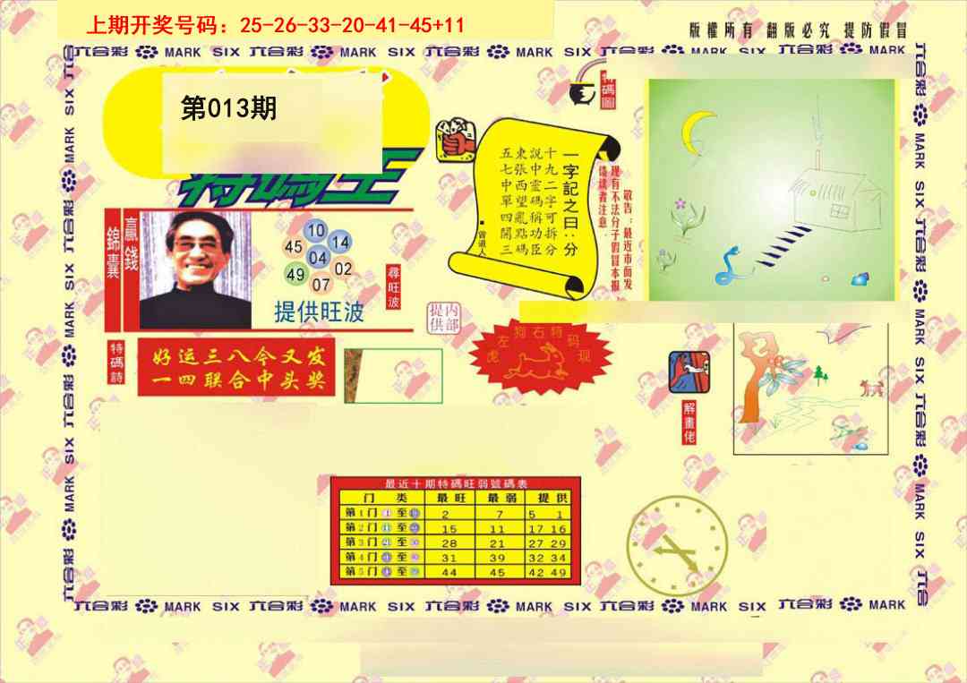 013期特码王[图]