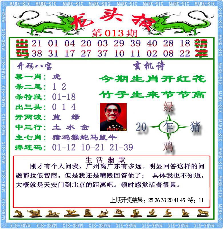013期龙头报[图]