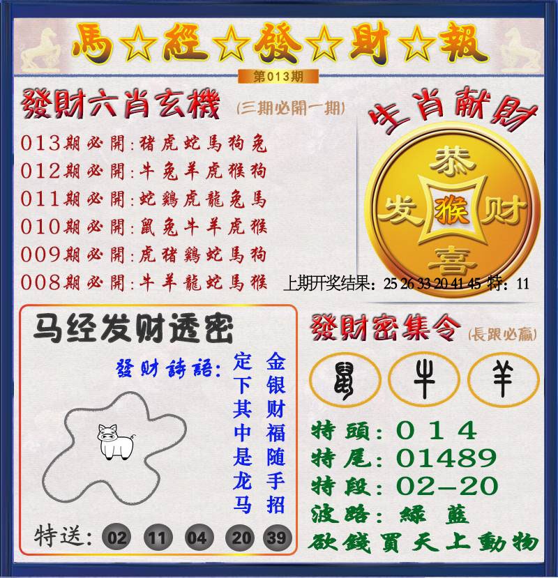 013期发财报[图]