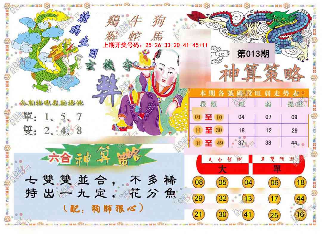 013期神算策略[图]