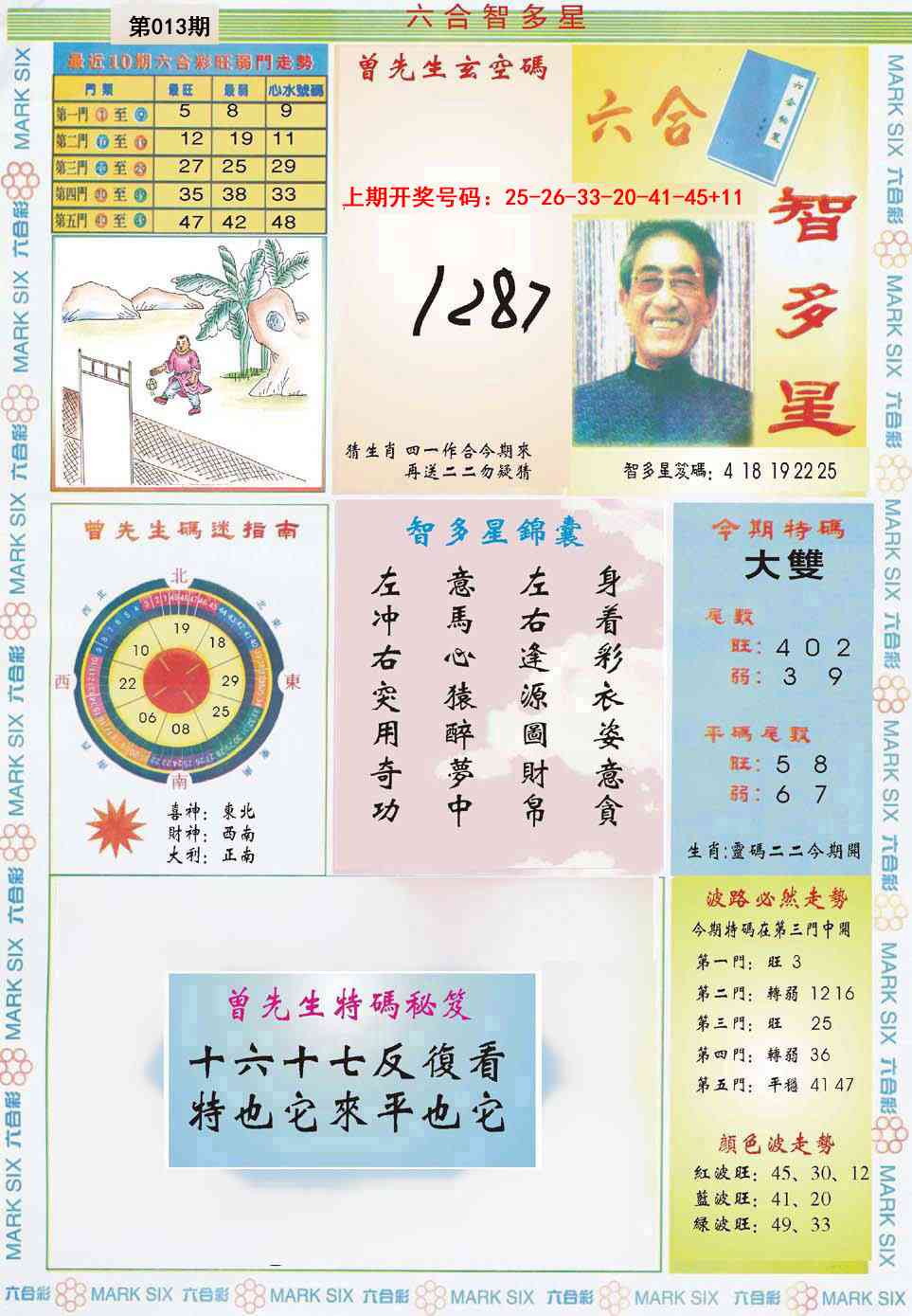 013期六合智多星[图]