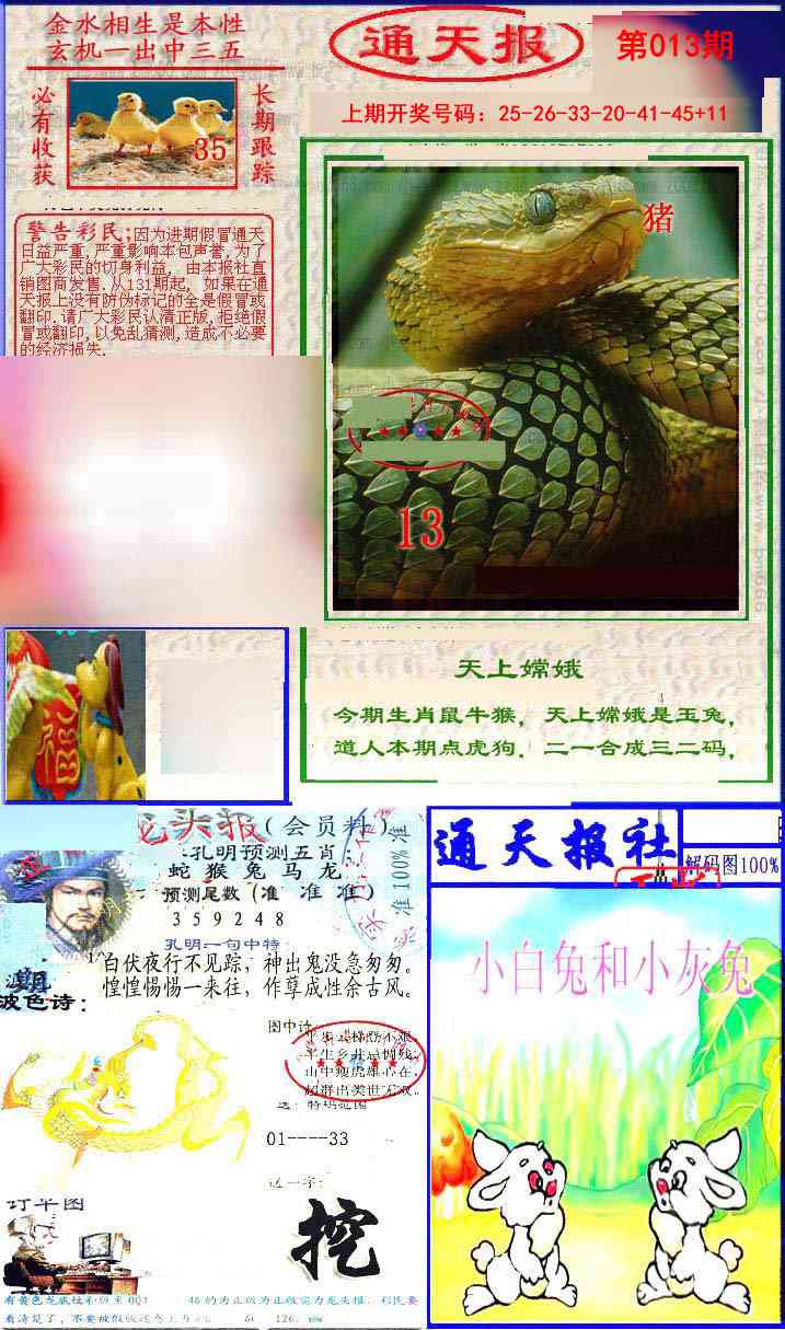 013期实力通天报[图]