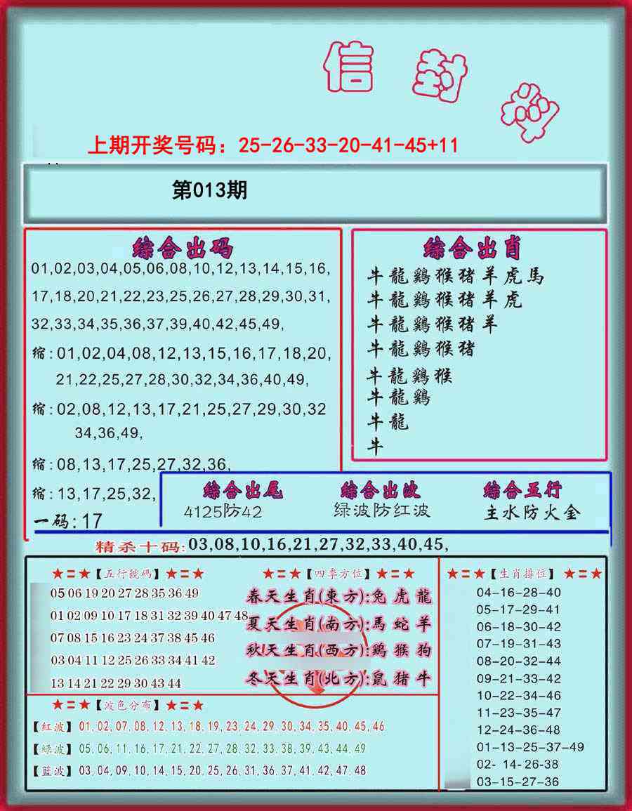 013期信封料[图]