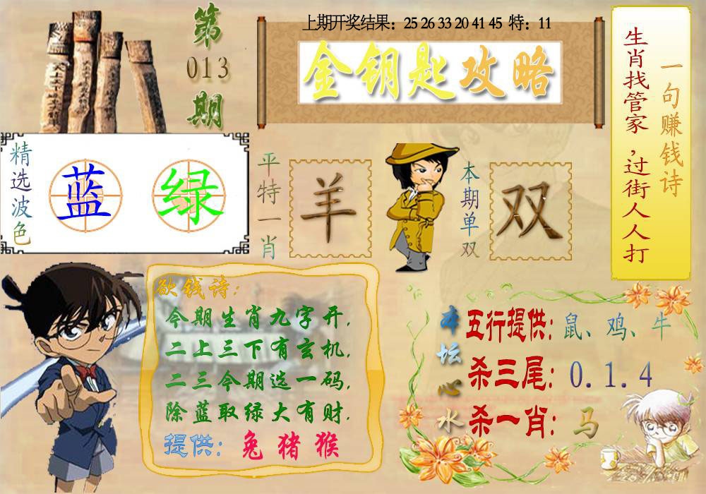 013期《金钥匙攻略》[图]