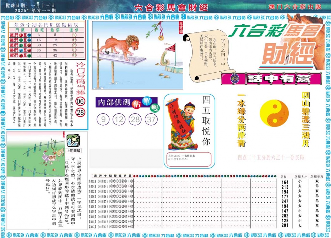 013期马会财经A[图]
