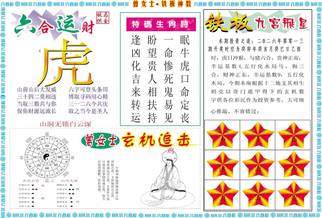 013期曾女士铁板神数B[图]