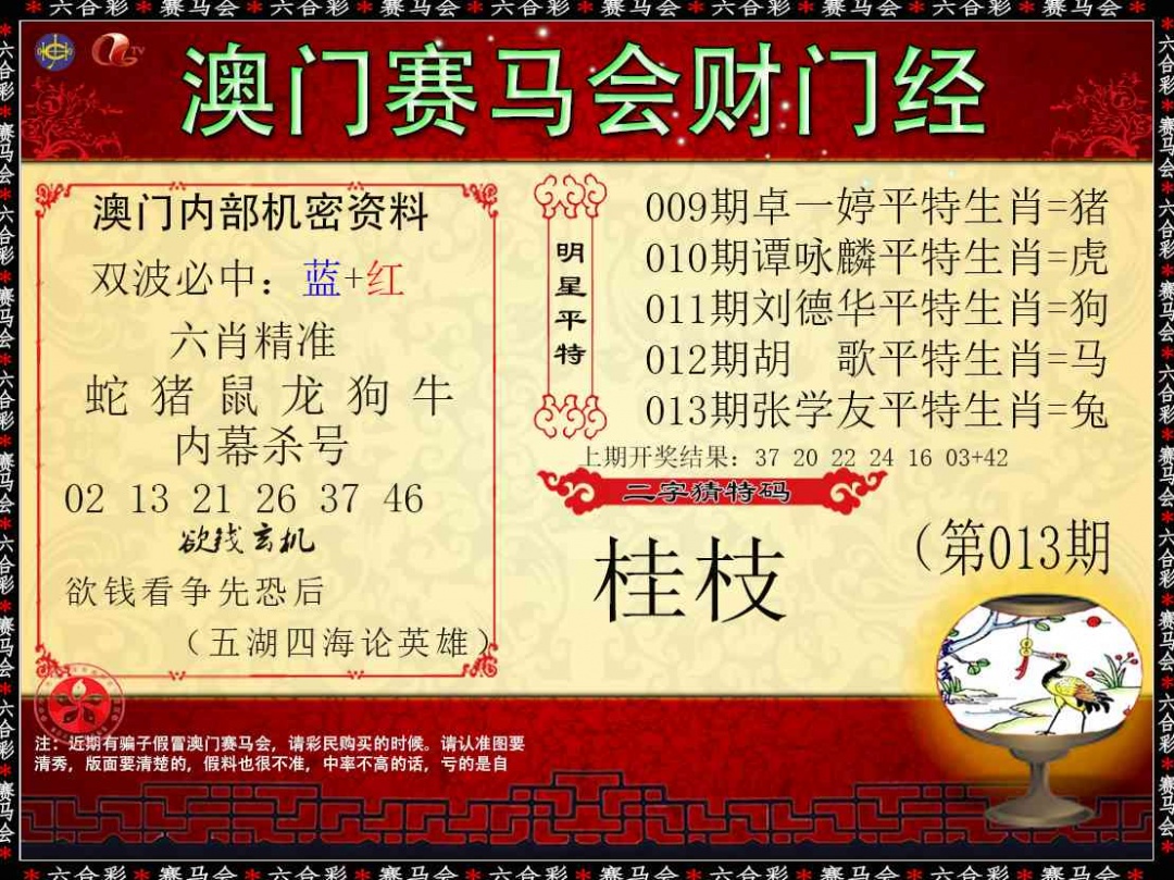 013期财门经[图]