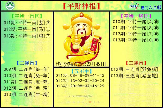 013期平财神[图]