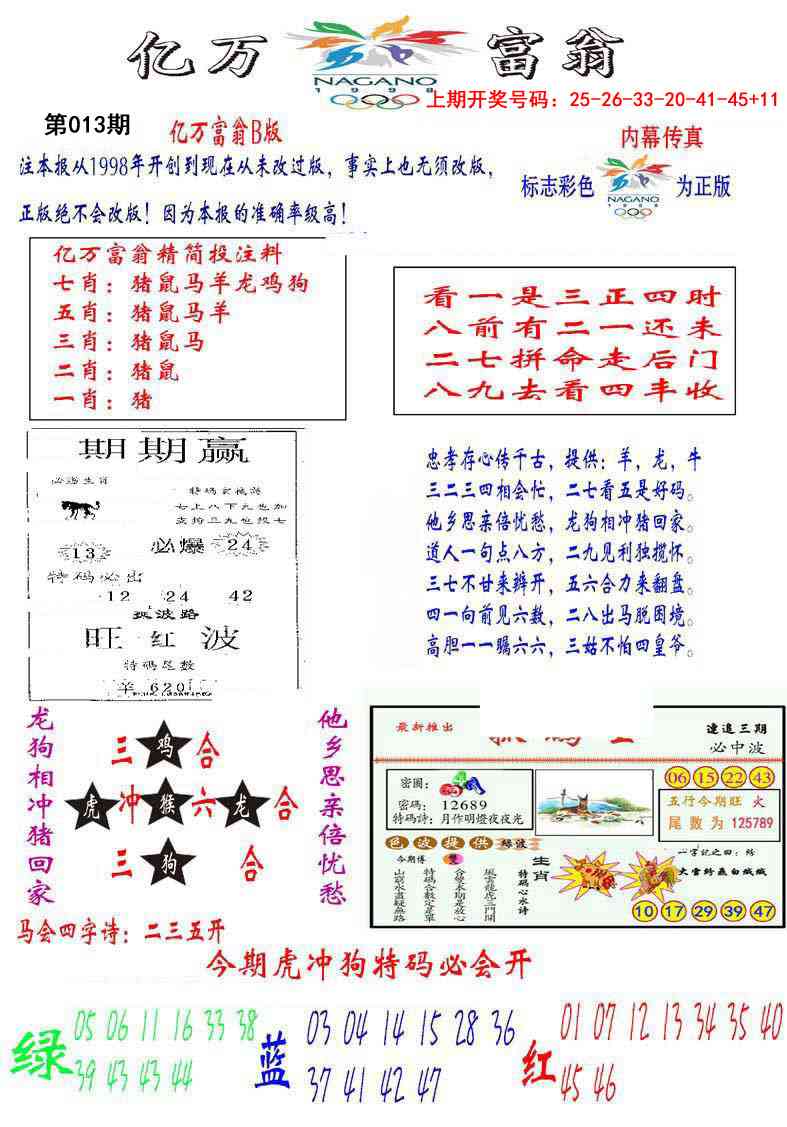 013期亿万富翁B[图]