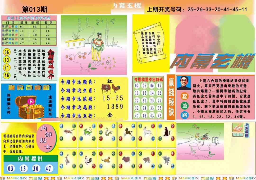 013期九龍内幕A(推荐)[图]